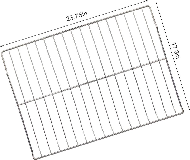 IHOUMEX WB48T10095 Oven Rack Replacement 23 3/4 x 17 1/4 Inch Compatible with GE Hotpoint Oven Stove Wire Rack Replace WB48K5019, AP5665850, PS249547, WB48K0001, WB48K4 (1 Pack) - Image 2
